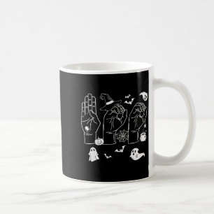 Mug Professeur de Spécialité Halloween Bouh en LSF Mai