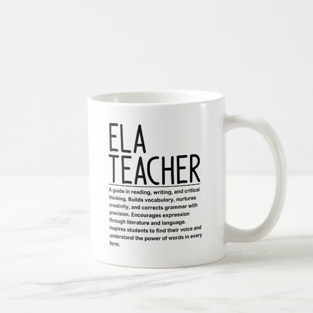 Mug Professeur d'ELA (Droite)