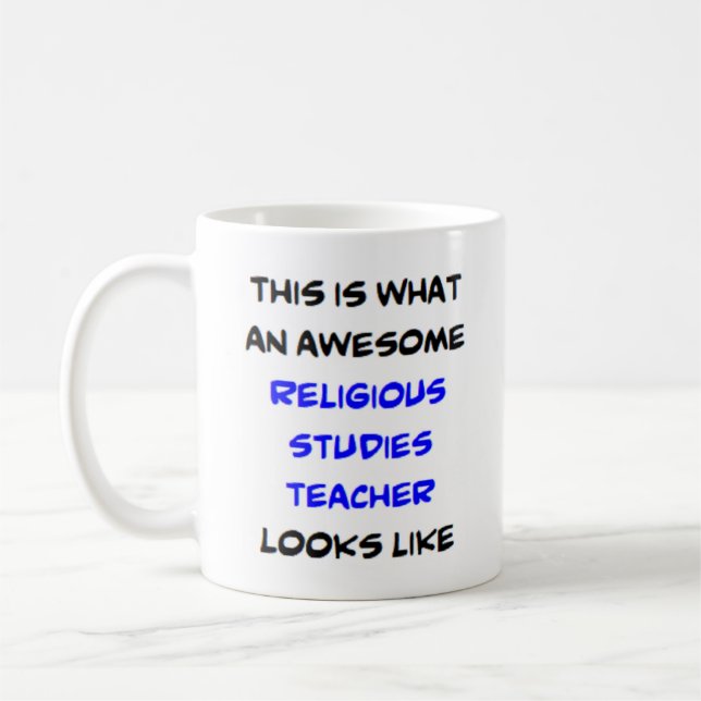 Mug professeur d'études religieuses, génial (Gauche)