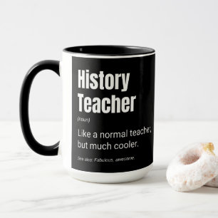 Mug Professeur d'histoire Définition de professeur drô