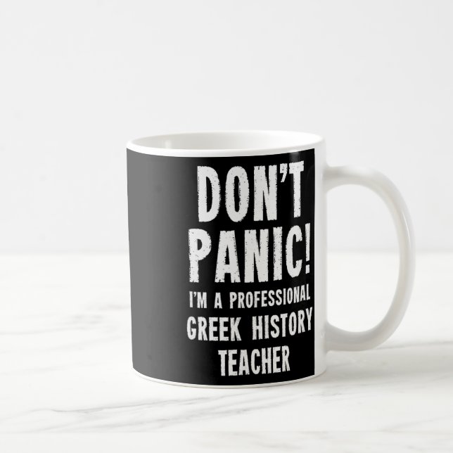 Mug Professeur d'histoire grecque  (Droite)