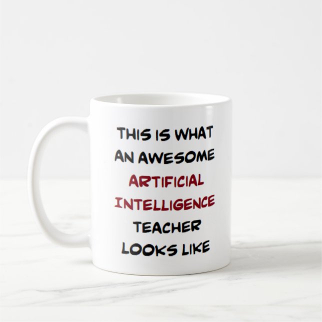 Mug professeur d'intelligence artificielle, génial (Gauche)