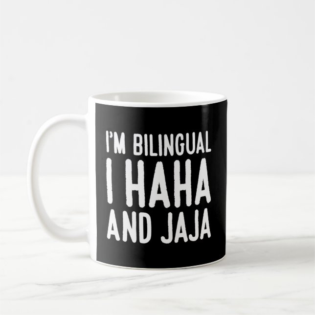 Mug Professeur Espagnol Iâ€™M Bilingue I Haha Et Jaja (Gauche)