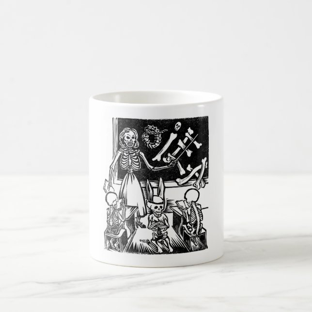 Mug Professeur et étudiants squelettiques "jour du (Centre)