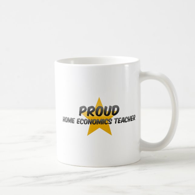 Mug Professeur fier d'économie ménagères (Droite)