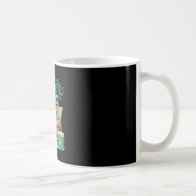 Mug Professeur flamant rose d'été voir plus tard derni (Droite)