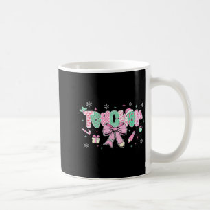 Mug Professeur Joyeux Noël Coquette Dentelle Nœud Fill
