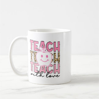 Mug Professeur léopard Appréciation Enseigner avec amo