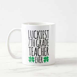 Mug Professeur Luckiest de 7e année jamais
