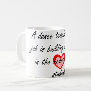 Mug Professeur masculin de danse - confiance de