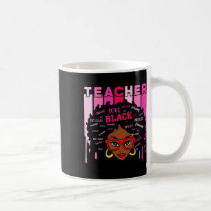 Mug Professeur Noir Intelligent Amour Afro Mélanine Hi