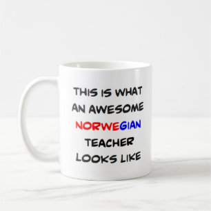 Mug professeur norvégien, génial