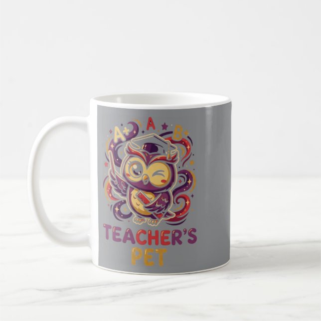 Mug Professeur préféré de la chouette intelligente de  (Gauche)