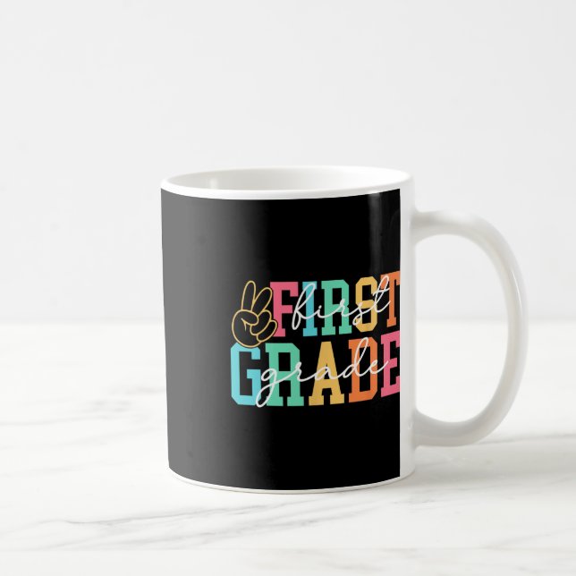 Mug Professeur Préparatoire de Première Année Rétro Re (Droite)