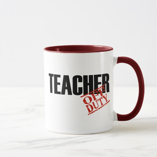 MUG PROFESSEUR QUI N'EST PAS DE SERVICE (Droite)