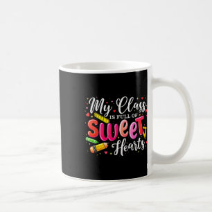 Mug Professeur Saint Valentin Ma Classe Est Pleine De