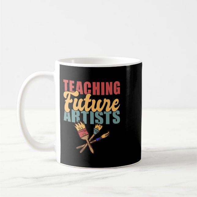 Mug Professeur Travail Art Professeur Peintre Peinture (Gauche)