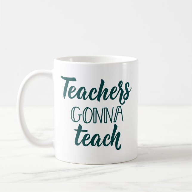 Mug Professeurs allant enseigner (Gauche)