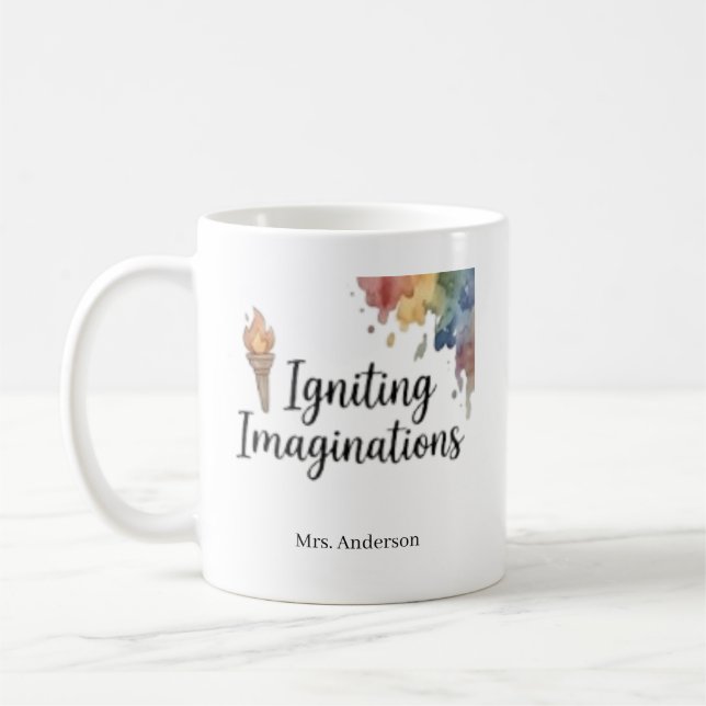 Mug Professeurs d'art créatifs qui enflamment les imag (Gauche)
