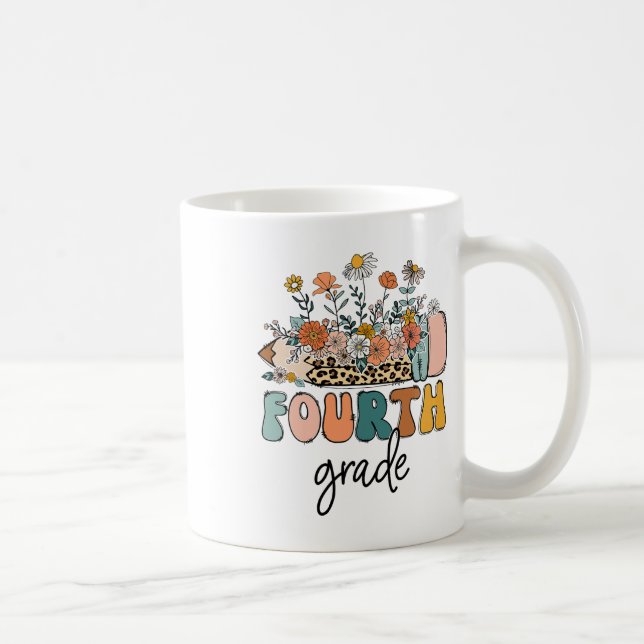Mug Professeurs de quatrième année rétro Léopard Ck à  (Droite)