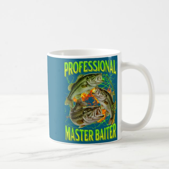 Mug Professional Master Baiter Funny Fishing Meme Boot (Droite)
