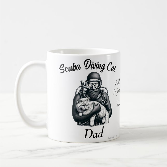 Mug   Professional Scuba Diver Funny Personalize (Gauche)