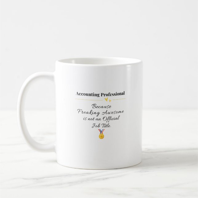 Mug Professionnel de la comptabilité (Gauche)