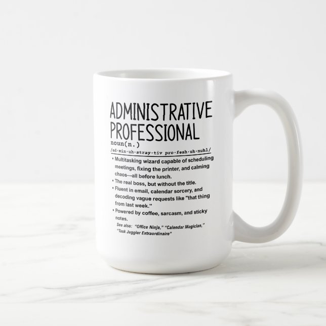 Mug Professionnel de l'administration (Droite)