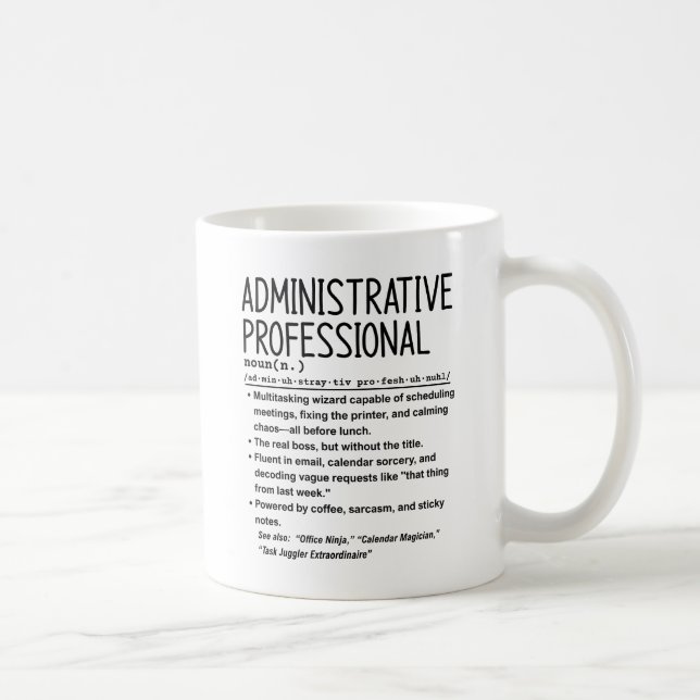 Mug Professionnel de l'administration (Droite)