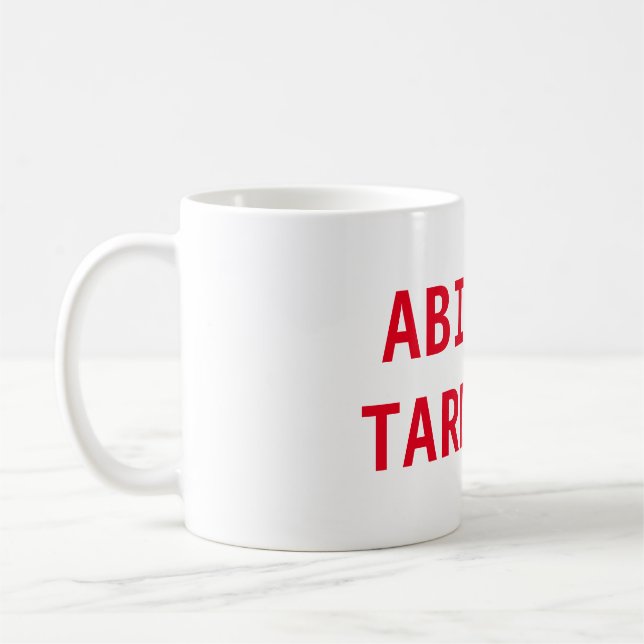 Mug Professionnel minimaliste audacieux moderne (Gauche)