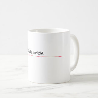 Mug Professionnel minimaliste classique simple personn