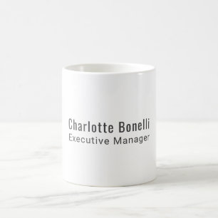 Mug Professionnel Minimaliste Moderne Simple