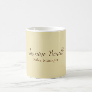 Mug Professionnel Moderne Minimaliste Pastel Couleur B
