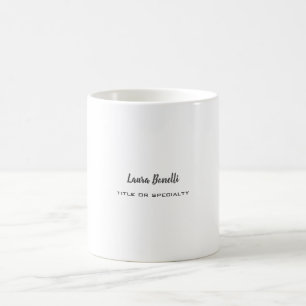 Mug Professionnel moderne minimaliste Plain