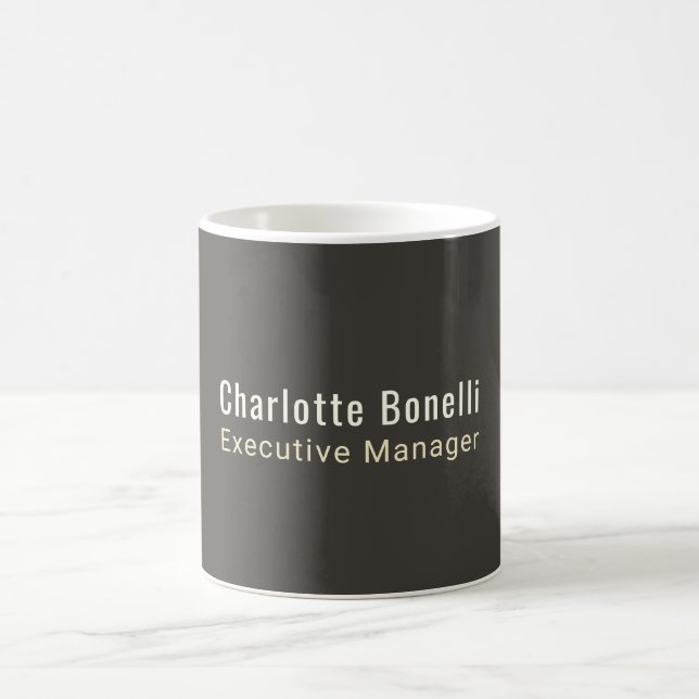 Mug Professionnel Moderne Minimaliste Simple  (Centre)