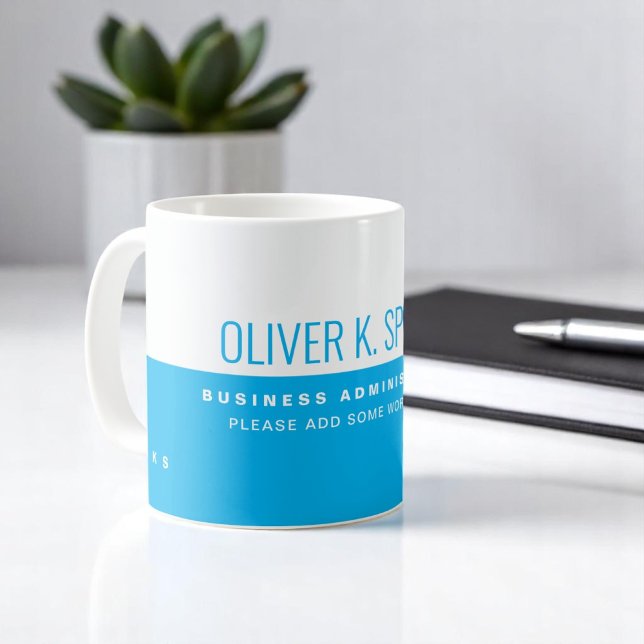 Mug Professionnel (professionnel) demi-ciel bleu demi- (Créateur téléchargé)