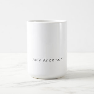 Mug Professionnel Simple Moderne Élégant Votre Nom