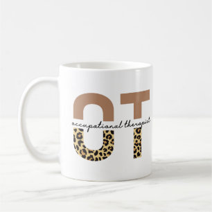 Mug Professithérapeute OT cheetah cadeaux