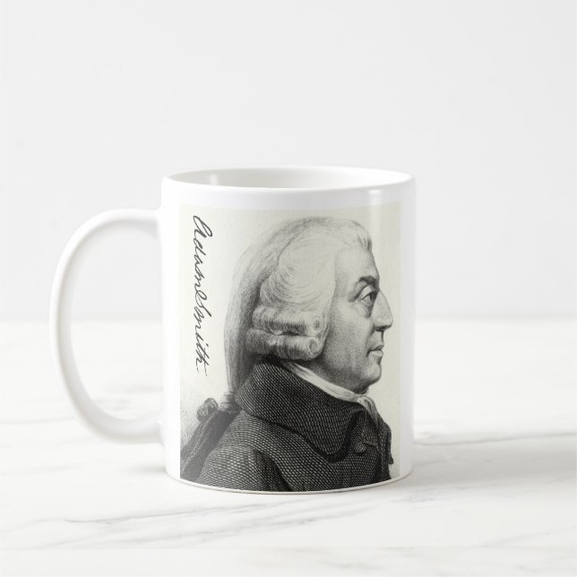 Mug Profil Adam Smith (avec signature) (Gauche)