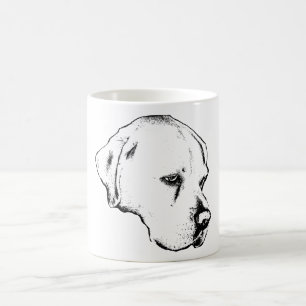 Mug Profil de laboratoire lumineux d'hiver