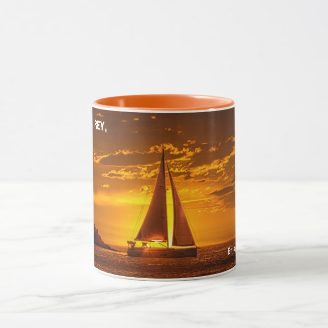 Mug Profitez de chaque coucher de soleil - MARINA DEL  (Centre)