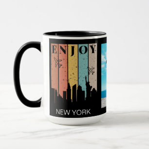 Mug PROFITEZ DE NEWYORK, bâtiments, Voyage Photo