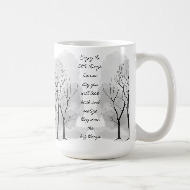 Mug Profitez des petites choses Citation de vie inspir (Droite)
