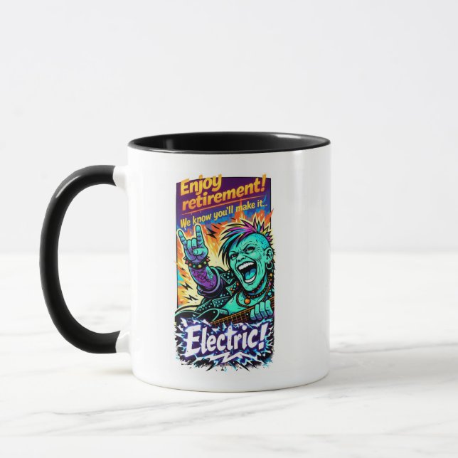 Mug Profitez d'une retraite électrique ! (Gauche)