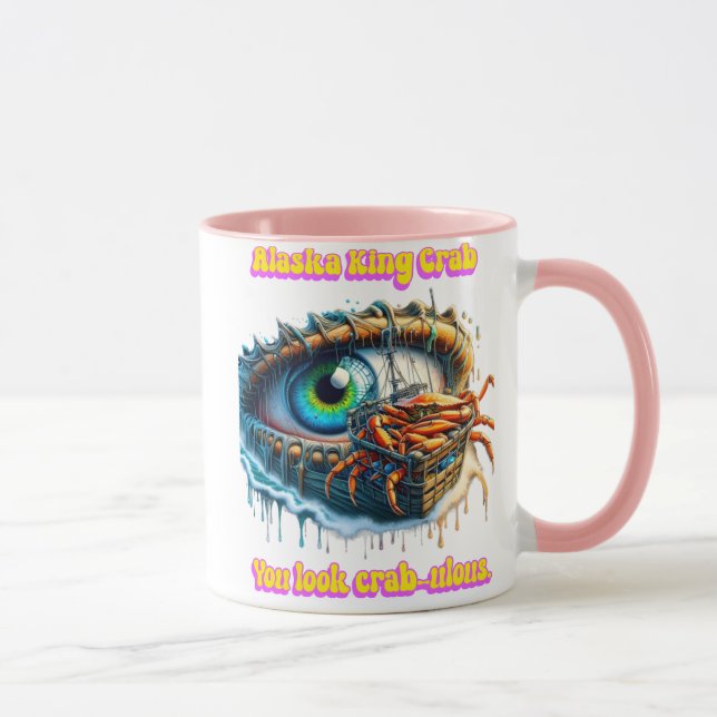 Mug Profondeurs de la tromperie Un crabe dans l'oeil (Droite)