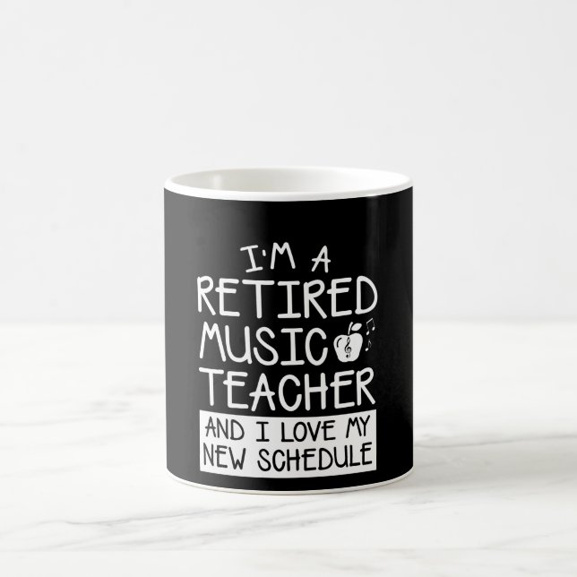 Mug Programme d'amour de professeur de musique de (Centre)