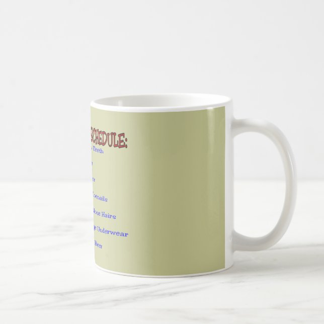 Mug Programme de retraite - cadeaux drôles de retraite (Droite)