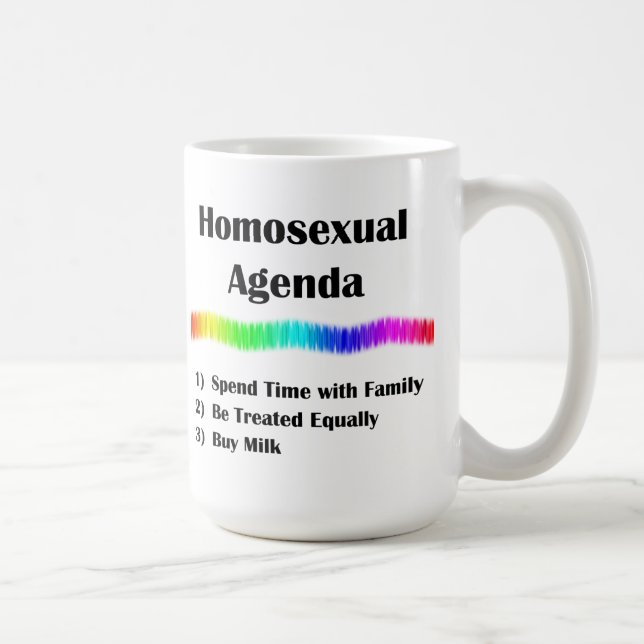 Mug Programme homosexuel (Droite)