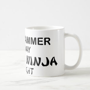 Mug Programmeur Ninja mortel par nuit