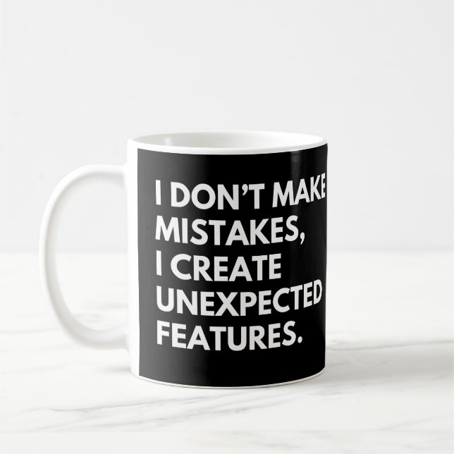 Mug Programmeurs et développeurs Citation drôle de cod (Gauche)